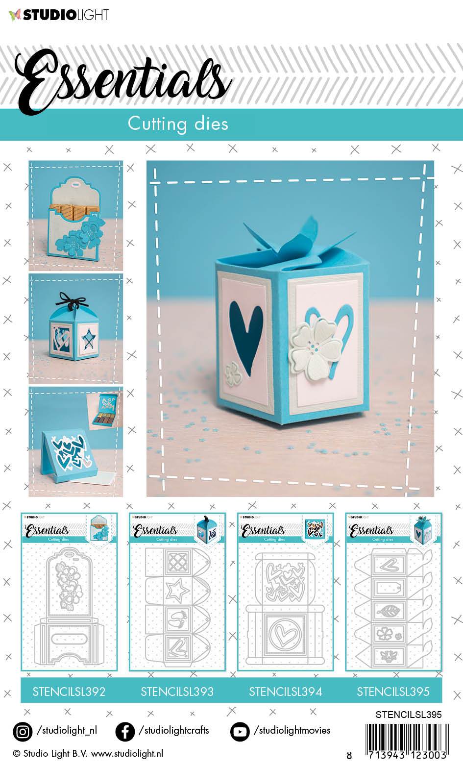 Cutting Die Giftbox Hexagon Essentials 133x205mm nr.395