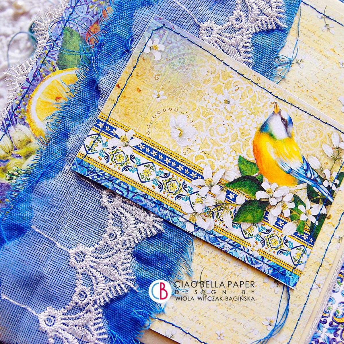 Ciao Bella Sicilia Patterns Pad 12"x12" 8/Pkg