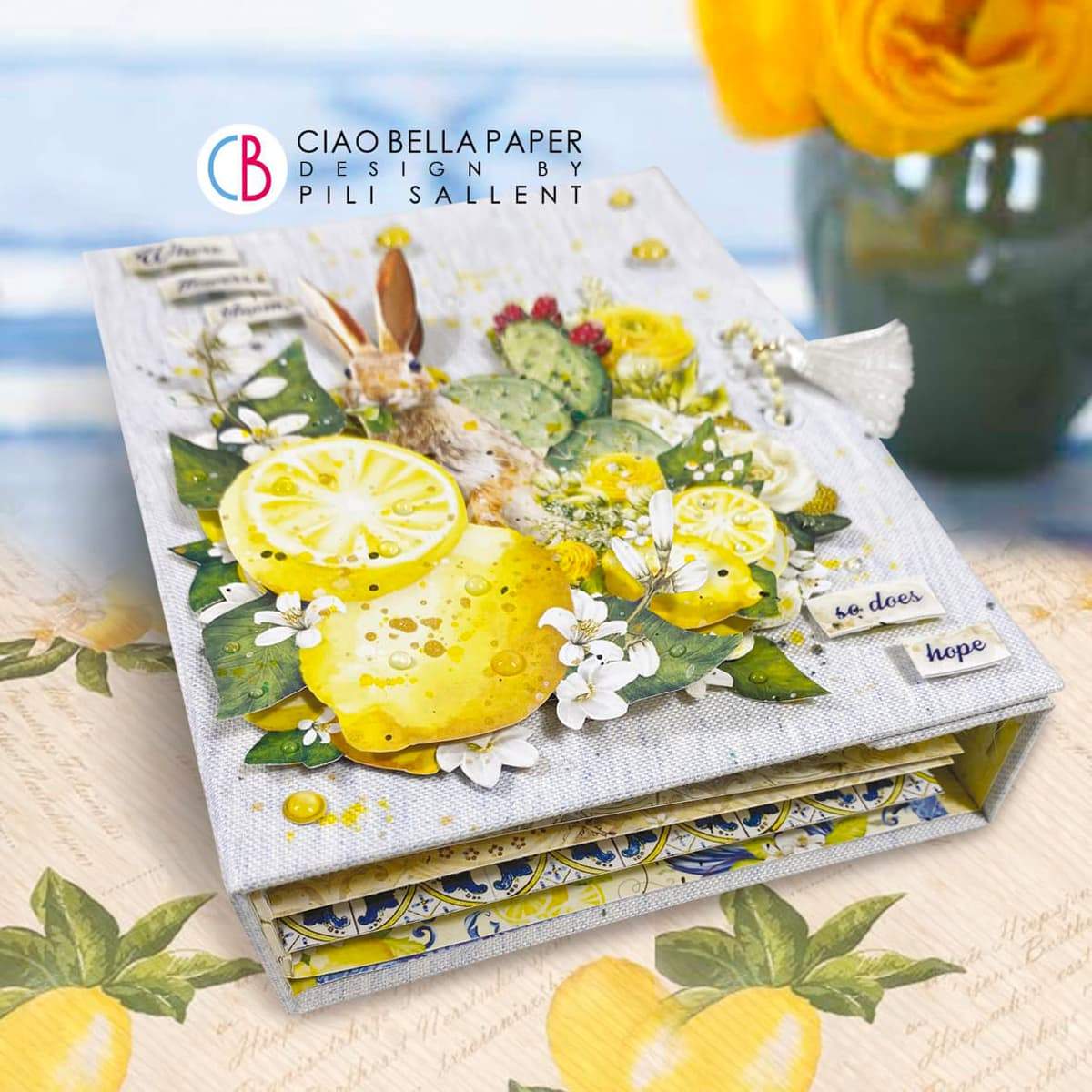 Ciao Bella Sicilia Paper Pad 6"x6" 24/Pkg