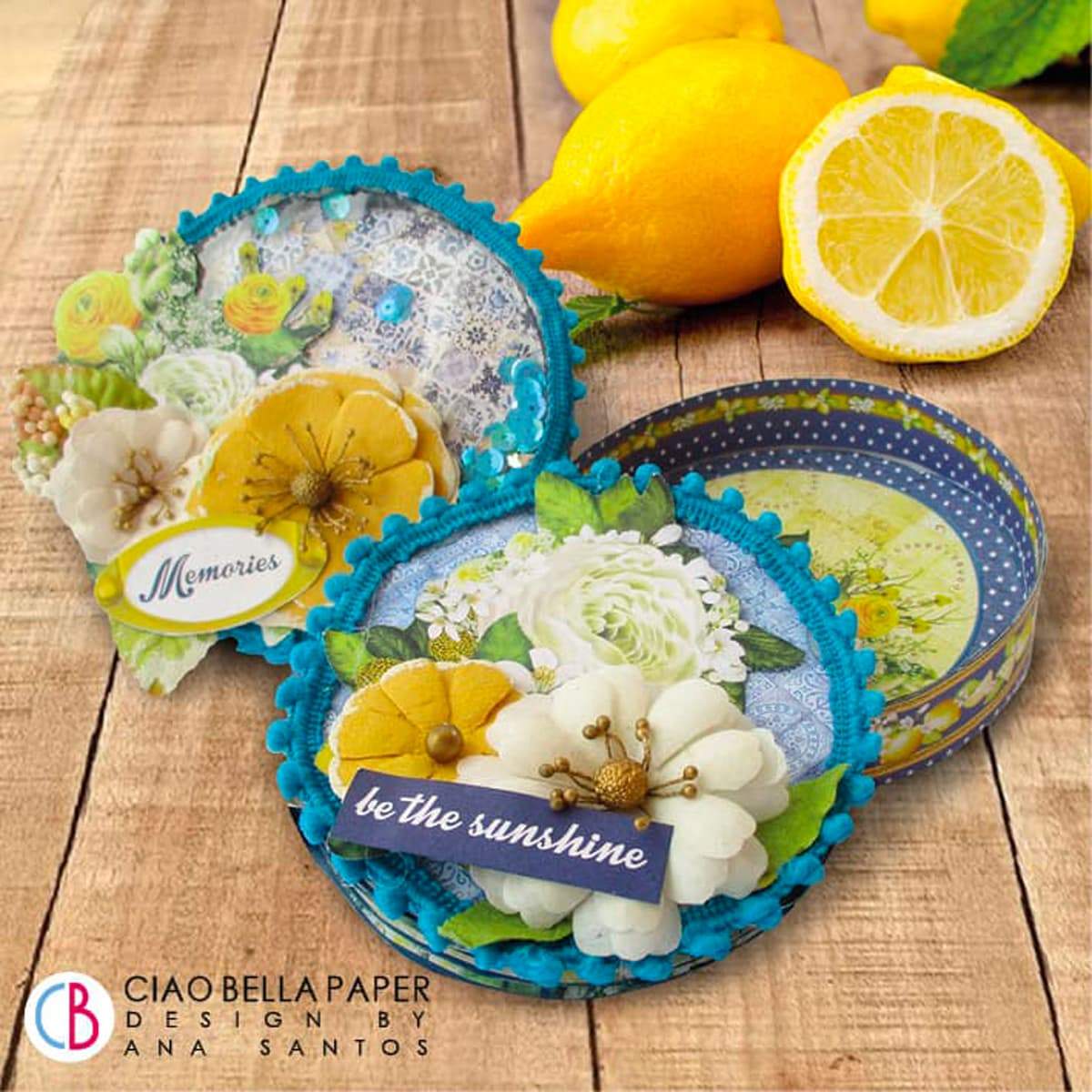 Ciao Bella Sicilia Paper Pad 6"x6" 24/Pkg