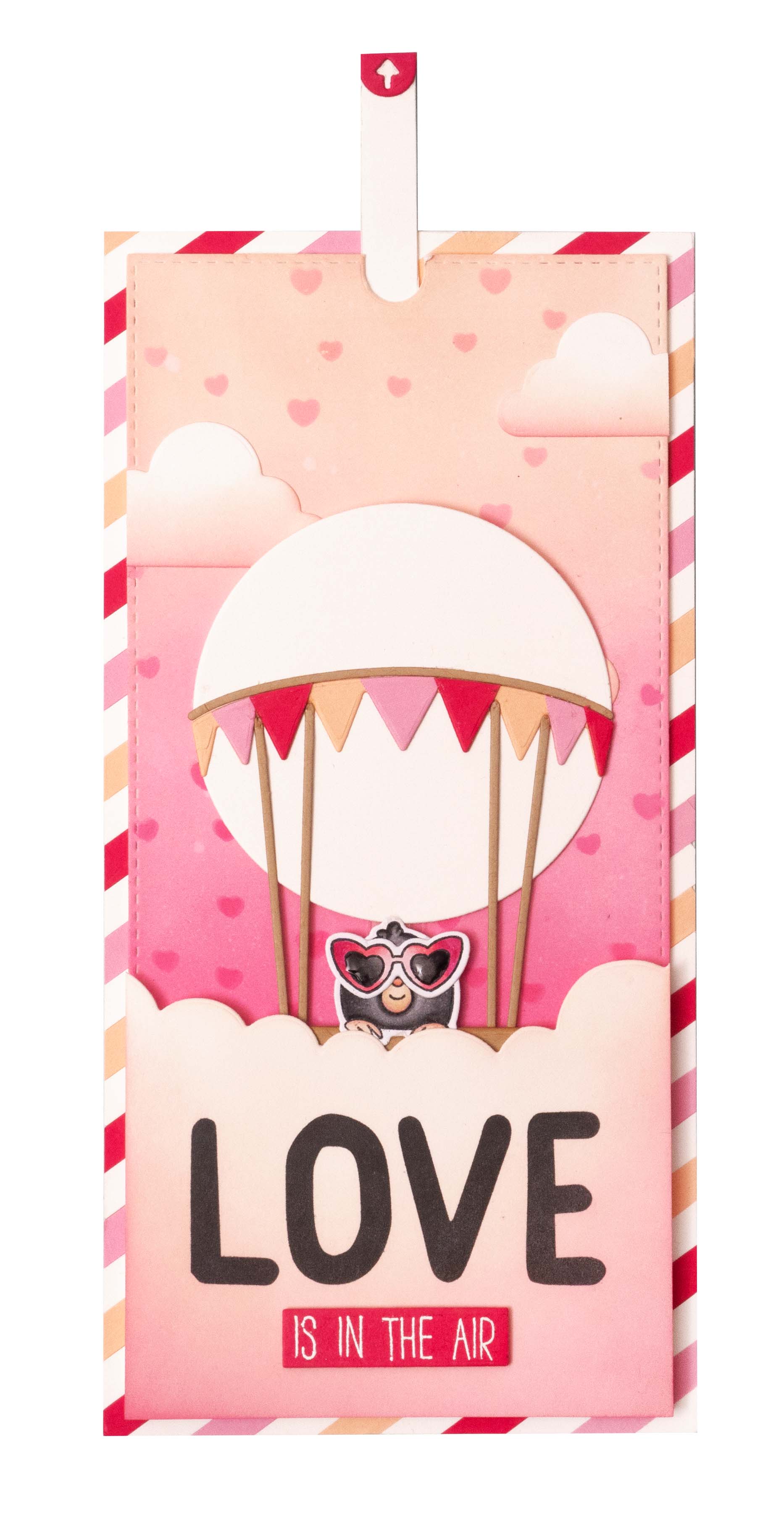 SL Mask Hearts Sweet Stories 150x210x1mm 1 PC nr.160