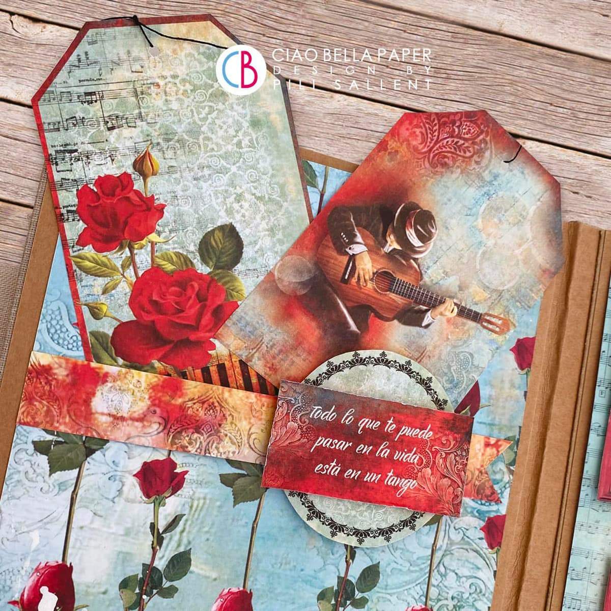 Ciao Bella Tango Paper Pad 6"x6" 24/Pkg