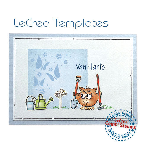 LeCreaDesign Combi Clear Stamp Little Owlies