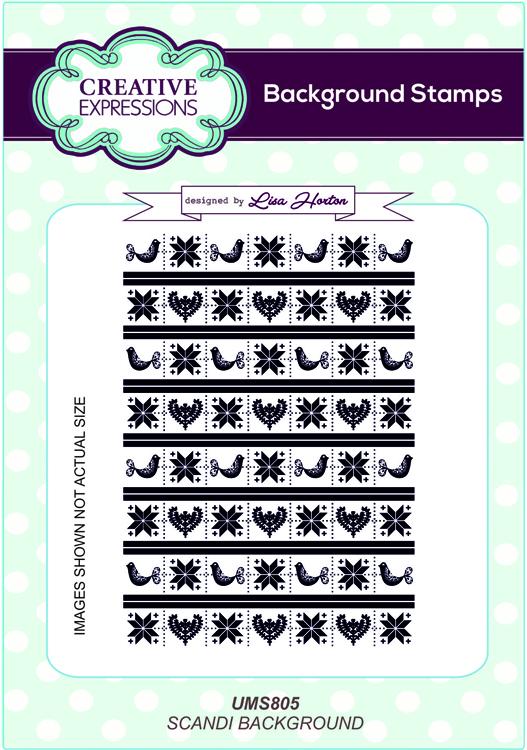 Creative Expressions Scandi A6 Background Stamp