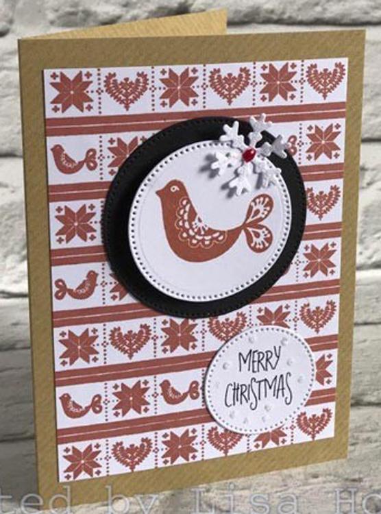 Creative Expressions Scandi A6 Background Stamp