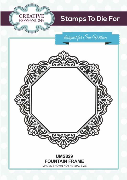 Creative Expressions Fountain Frame Stamp