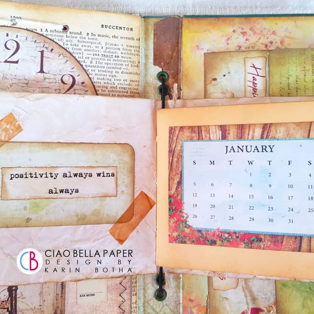 Ciao Bella Under The Tuscan Sun Paper Pad 6"x6" 24/Pkg