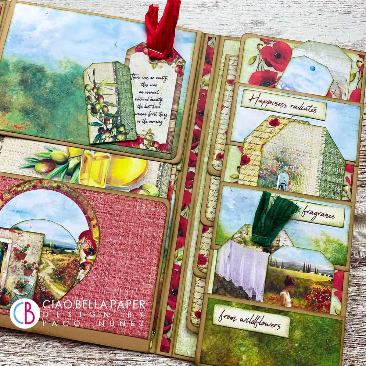 Ciao Bella Under The Tuscan Sun Paper Pad 6"x6" 24/Pkg