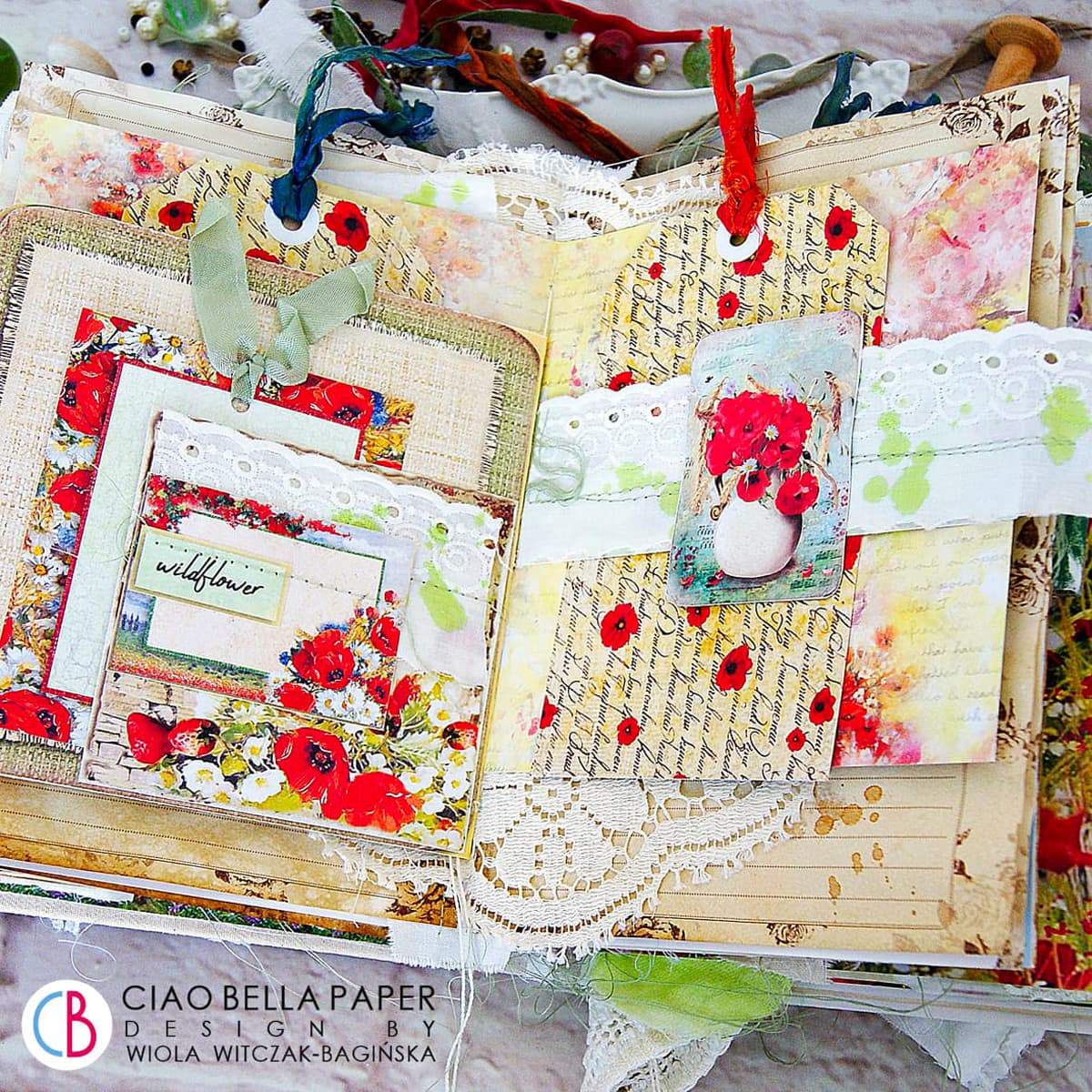 Ciao Bella Under The Tuscan Sun Paper Pad 6"x6" 24/Pkg