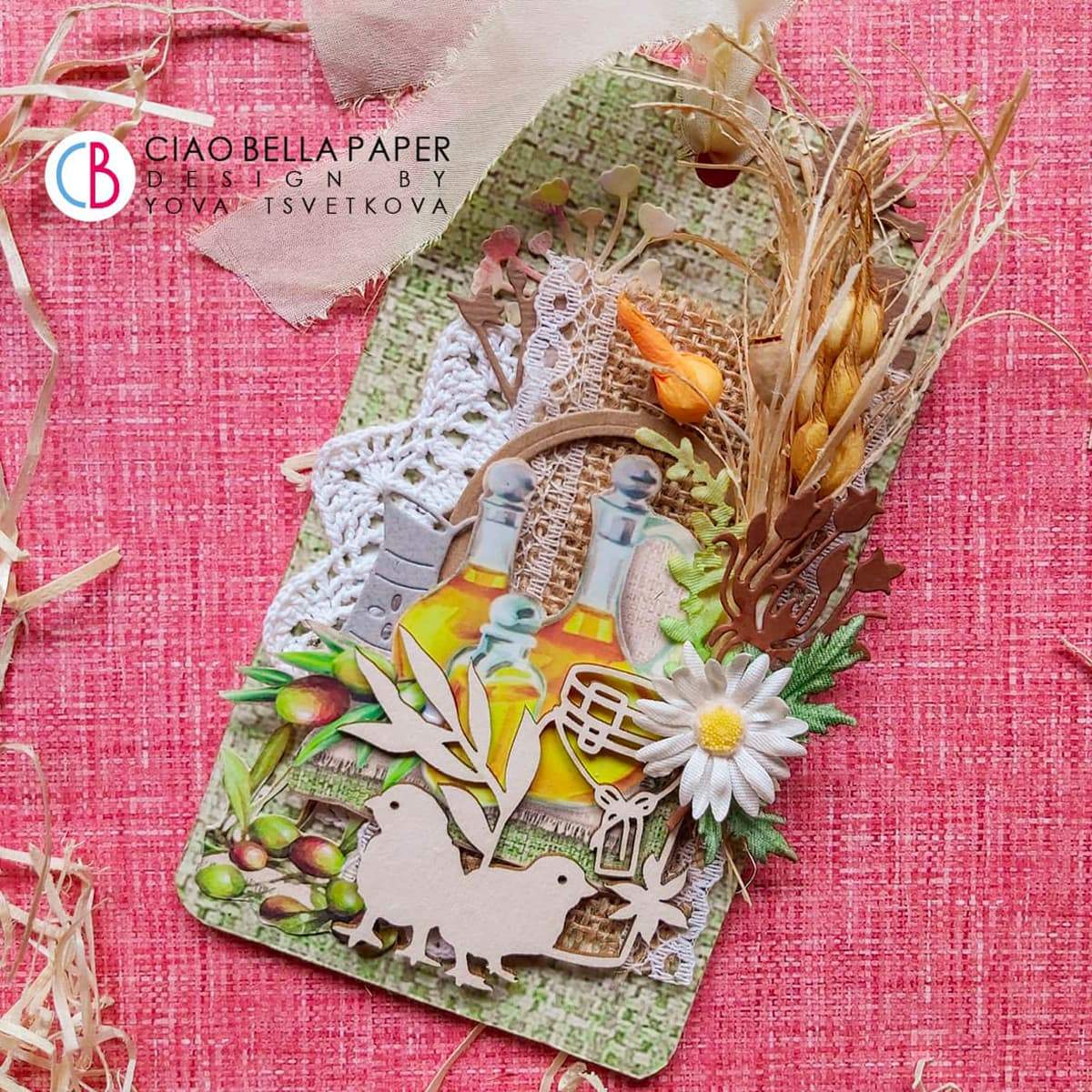 Ciao Bella Under The Tuscan Sun Paper Pad 6"x6" 24/Pkg