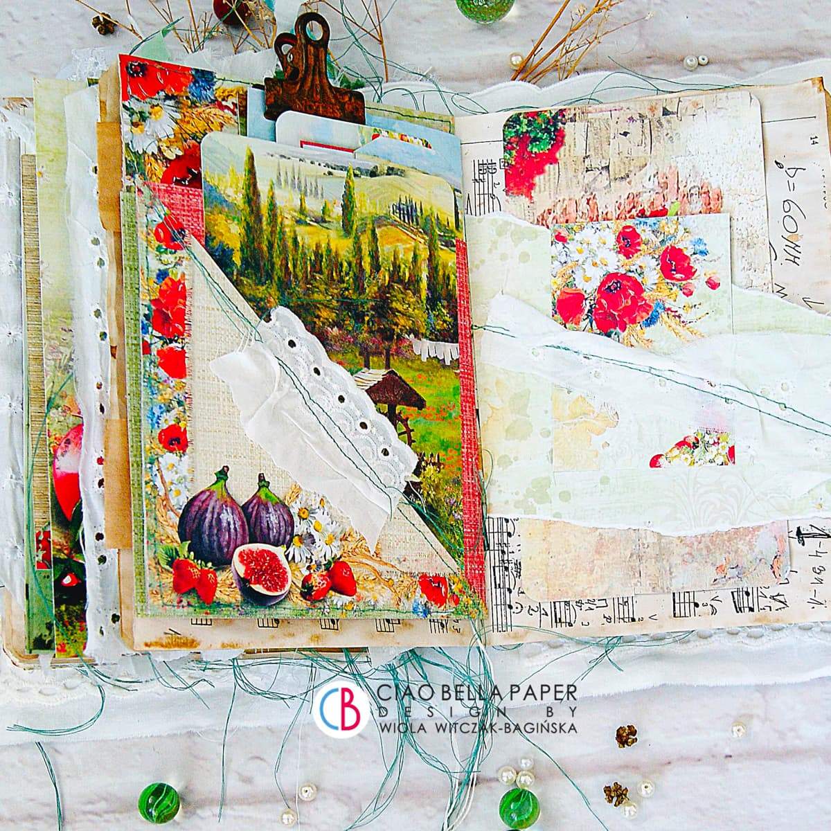 Ciao Bella Under The Tuscan Sun Paper Pad 6"x6" 24/Pkg