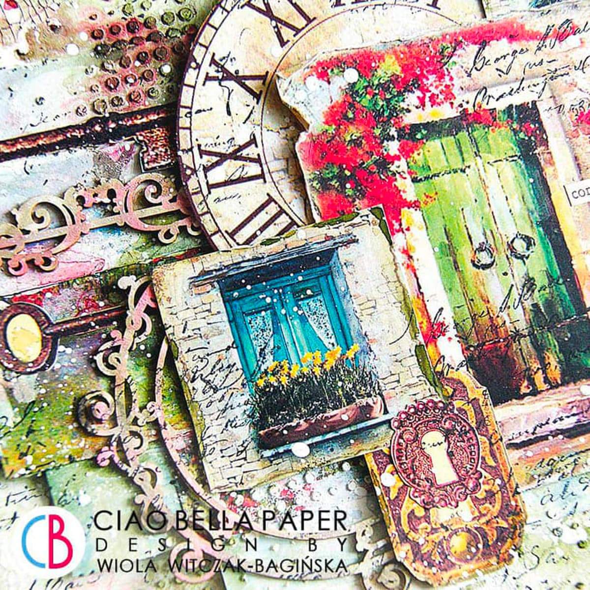 Ciao Bella Under The Tuscan Sun Paper Pad 6"x6" 24/Pkg