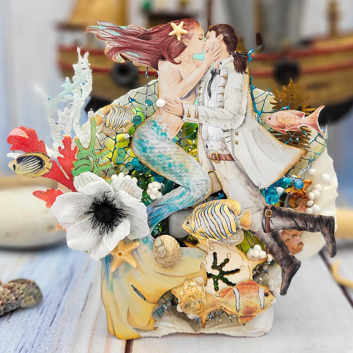 Ciao Bella Underwater Love Paper Pad 8"x8" 12/Pkg