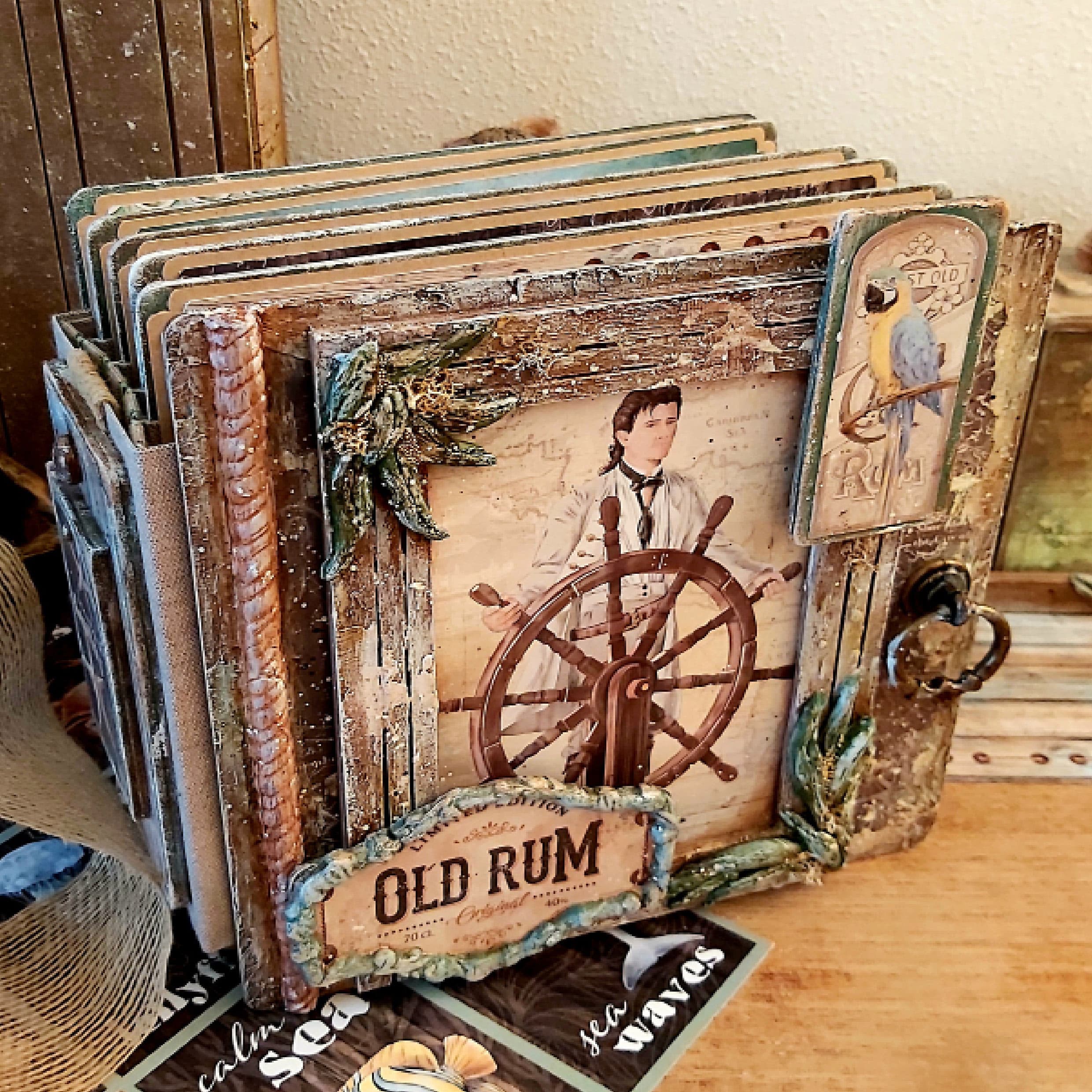 Ciao Bella Underwater Love Paper Pad 8"x8" 12/Pkg