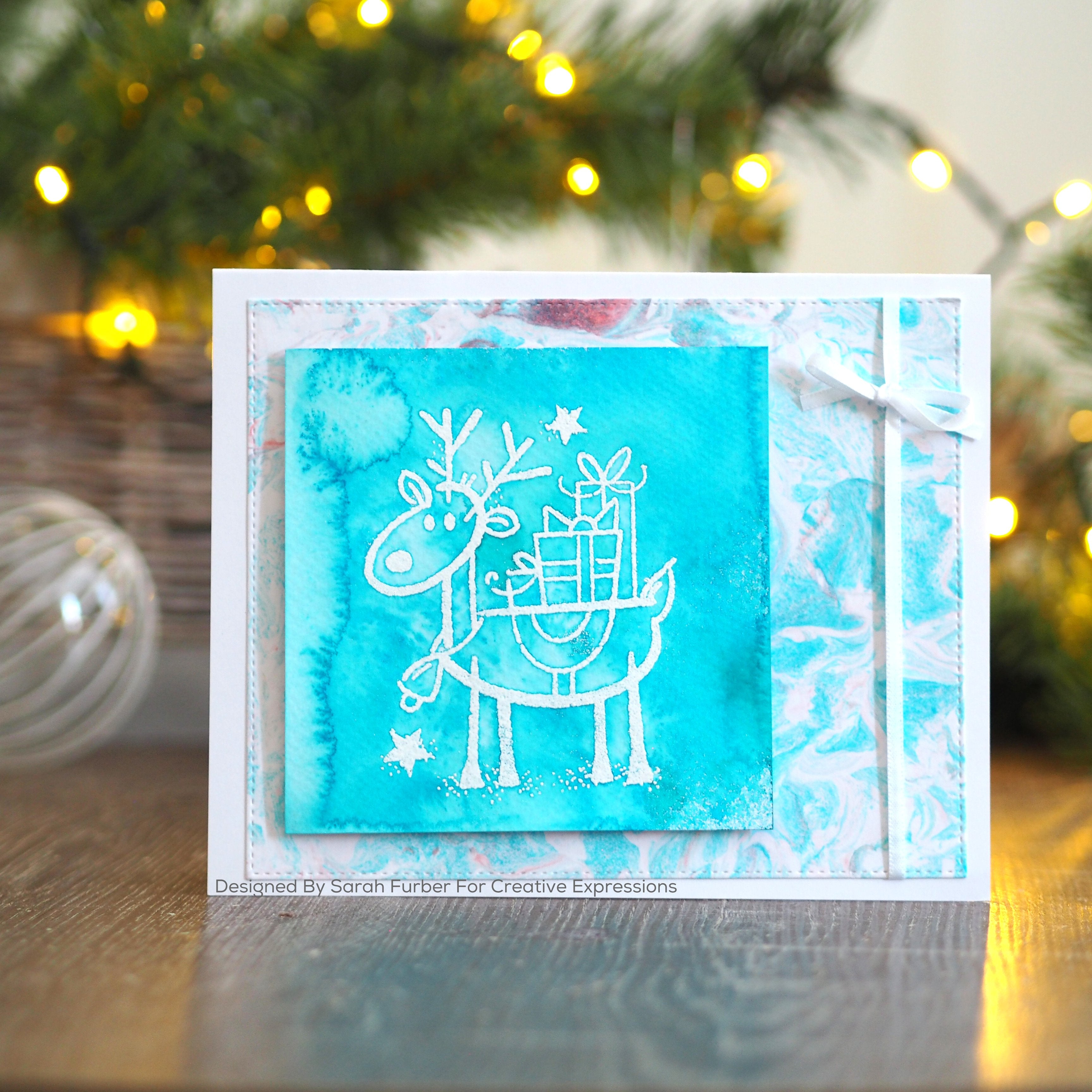 Woodware Clear Singles Rudolph Pressies 4 in x 6 in Stamp