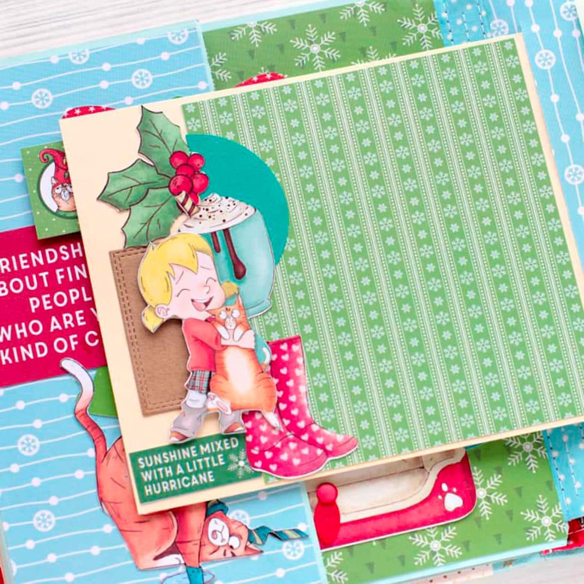 Ciao Bella Zoe & Ziggy Paper Pad 12"x12" 12/Pkg