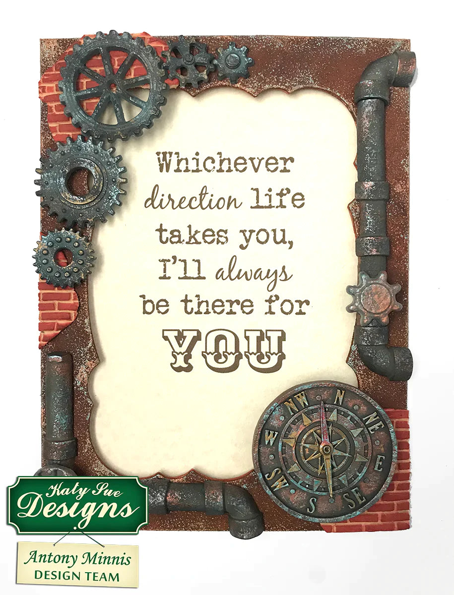 Antique Compass Silicone Mould