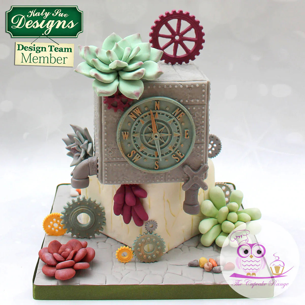 Distressed Cogs Silicone Mould