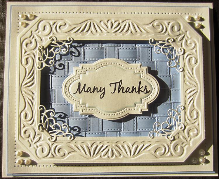 Sue Wilson Dies - Noble Collection - Classic Adorned Rectangles