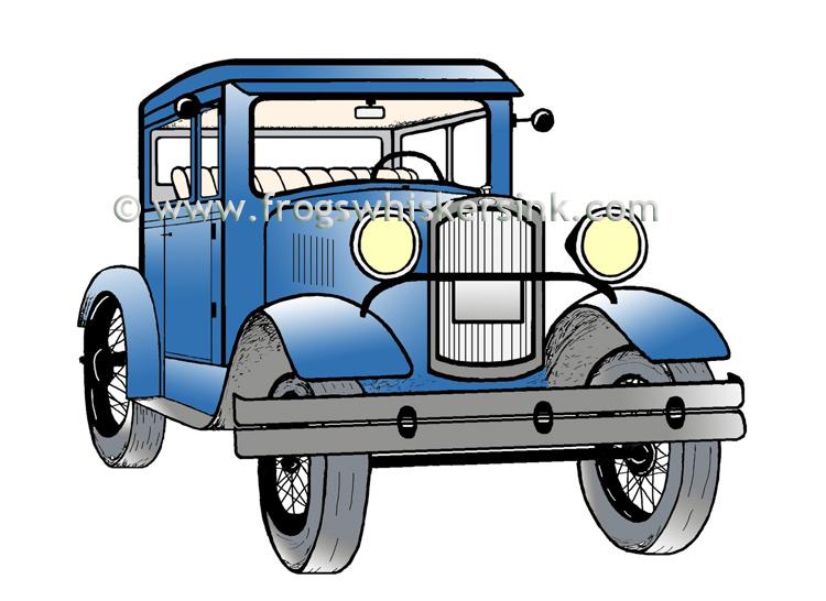 Frog's Whiskers Ink Stamps - Touring Car