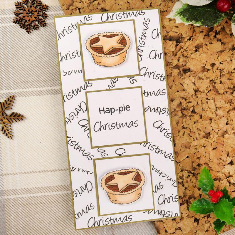 For the Love of Stamps - Hap-pie Christmas