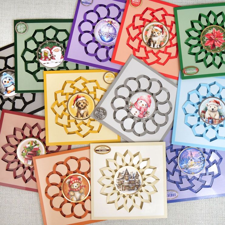 Festive Folds Interlace Card Kit