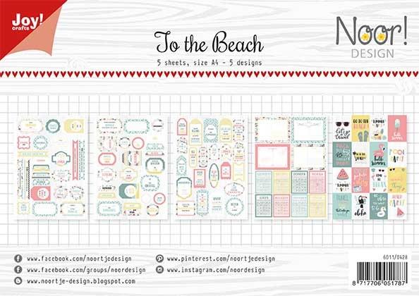 Cutting Sheets A4 - At The Beach 5 Sheets