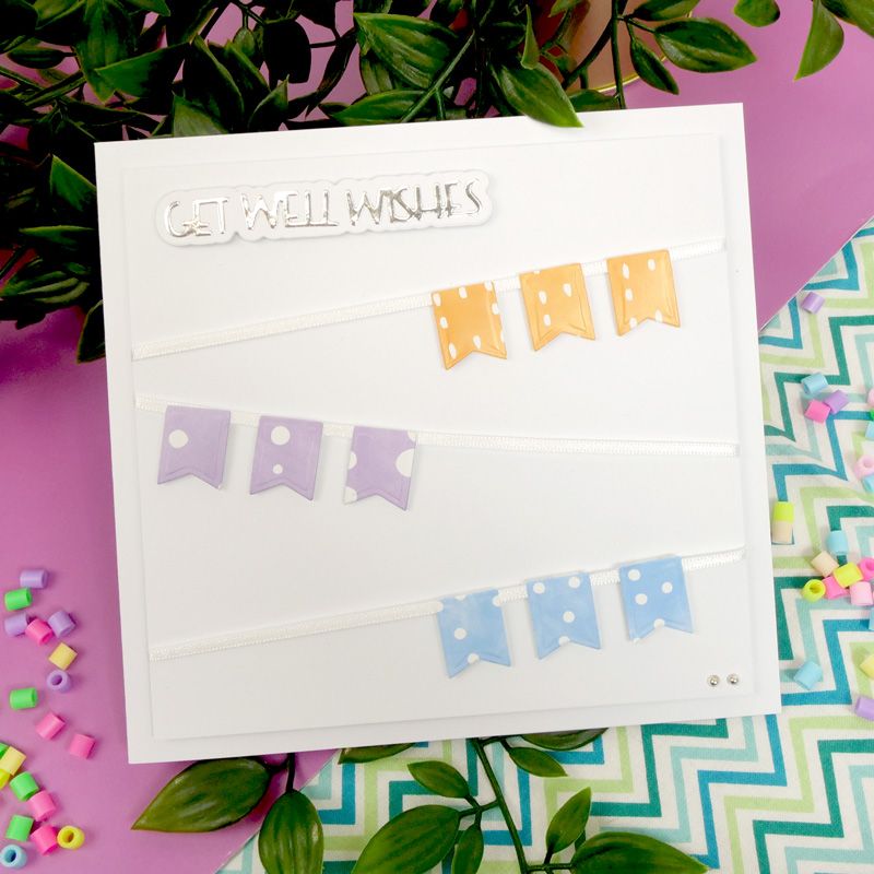 Moonstone Dies - Banner Bunting Alphabet