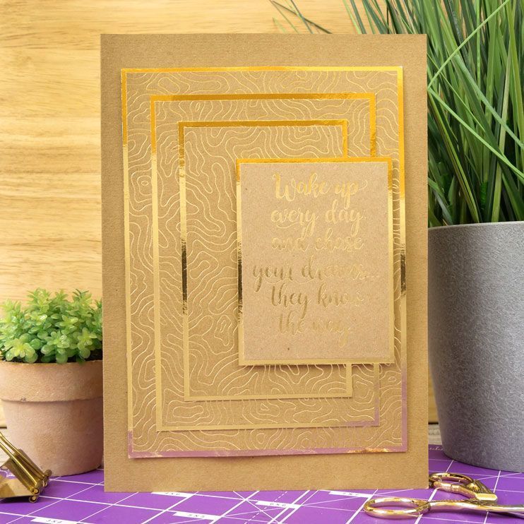 Kraft Pre-Scored Card Blanks - A5