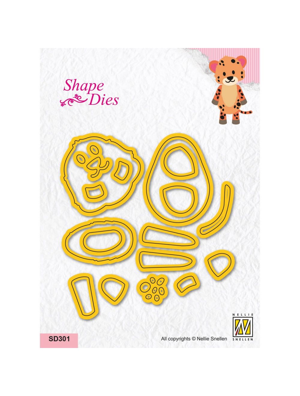 Nellie's Choice - Cutting Die Cheetah