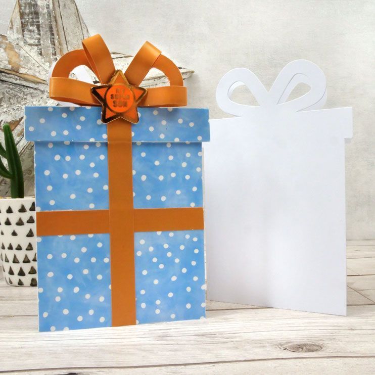 Luxury Shaped Card Blanks & Envelopes - Present