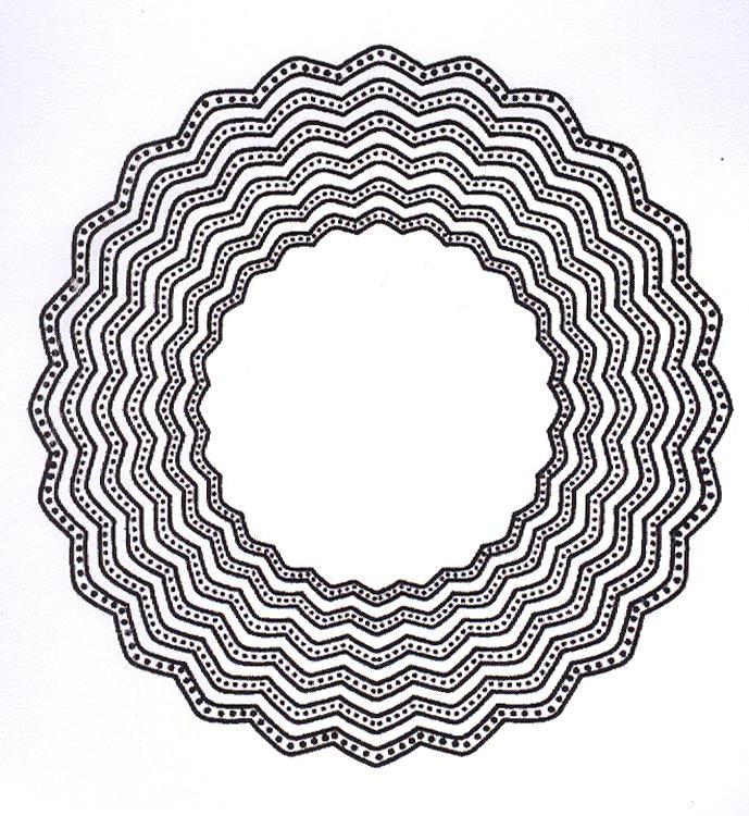 Creative Expressions Stamps - Juliette Circle