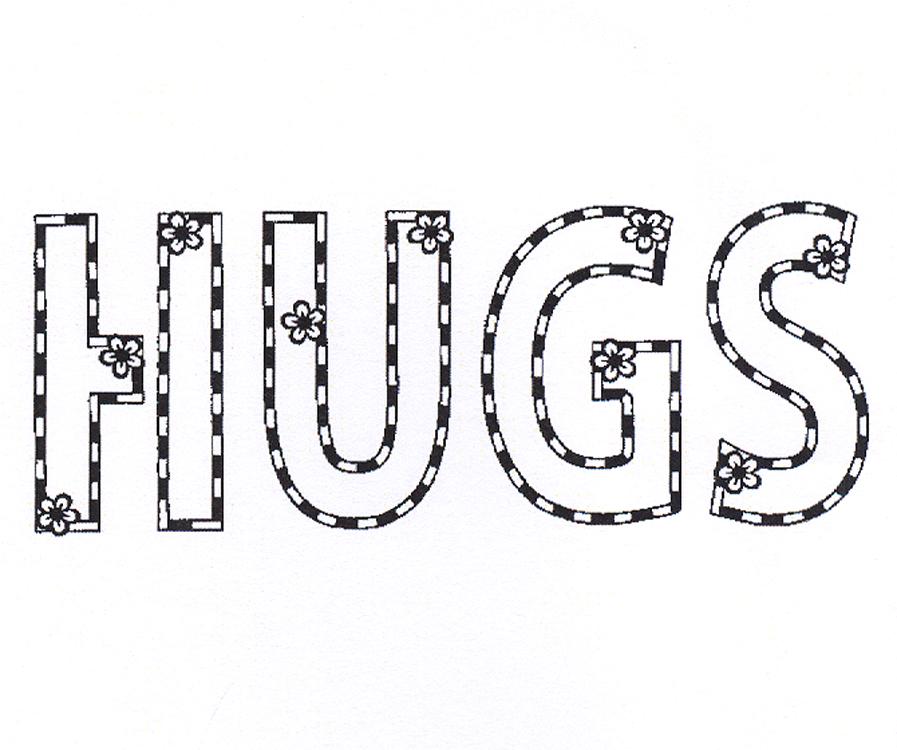 Creative Expressions Stamps - Hugs & Flowers