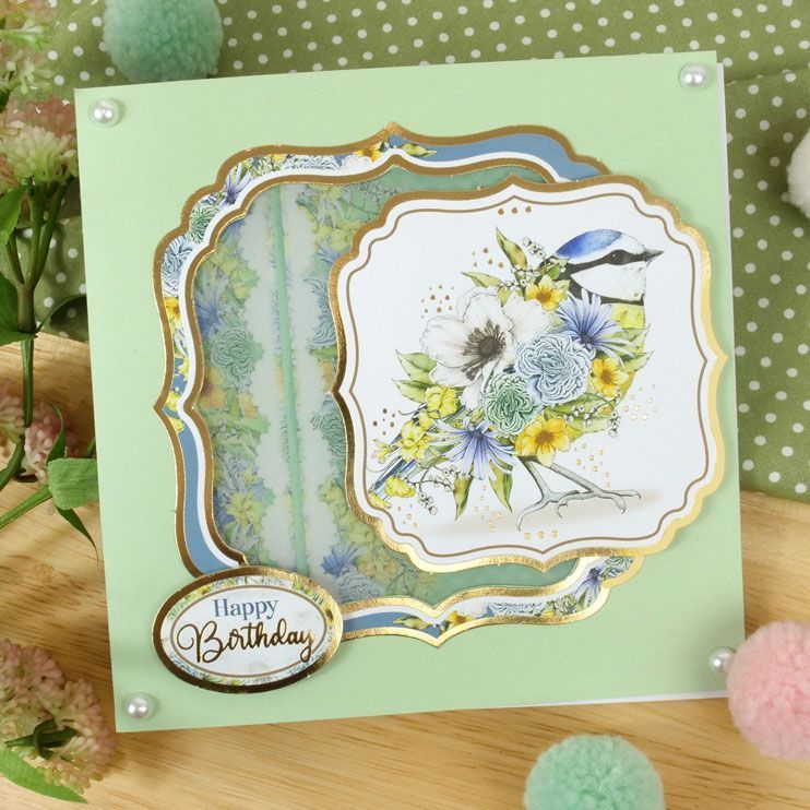 Wildlife Blossoms Printed Parchment