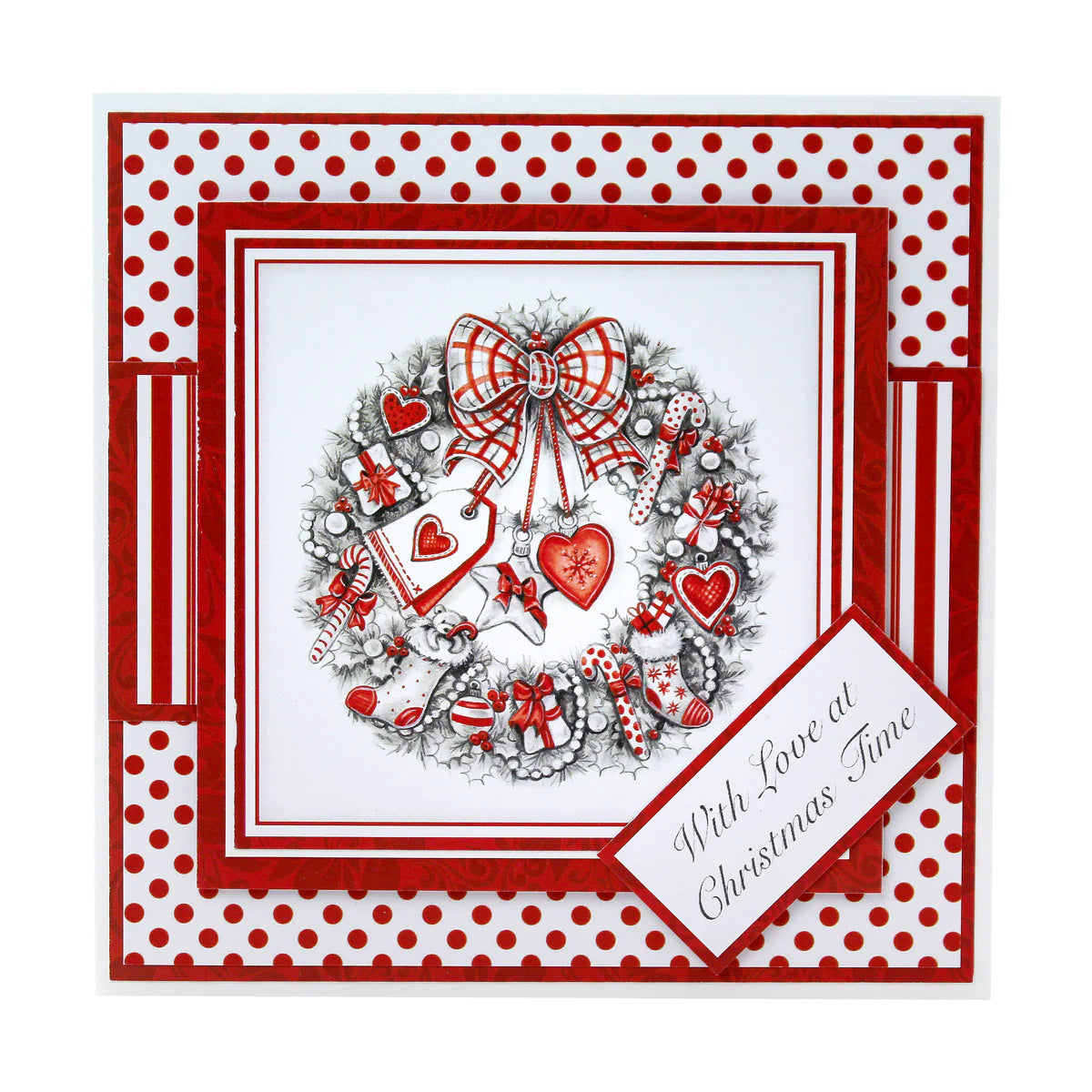 Greyscale Christmas Sentiment Toppers, 2 sheets