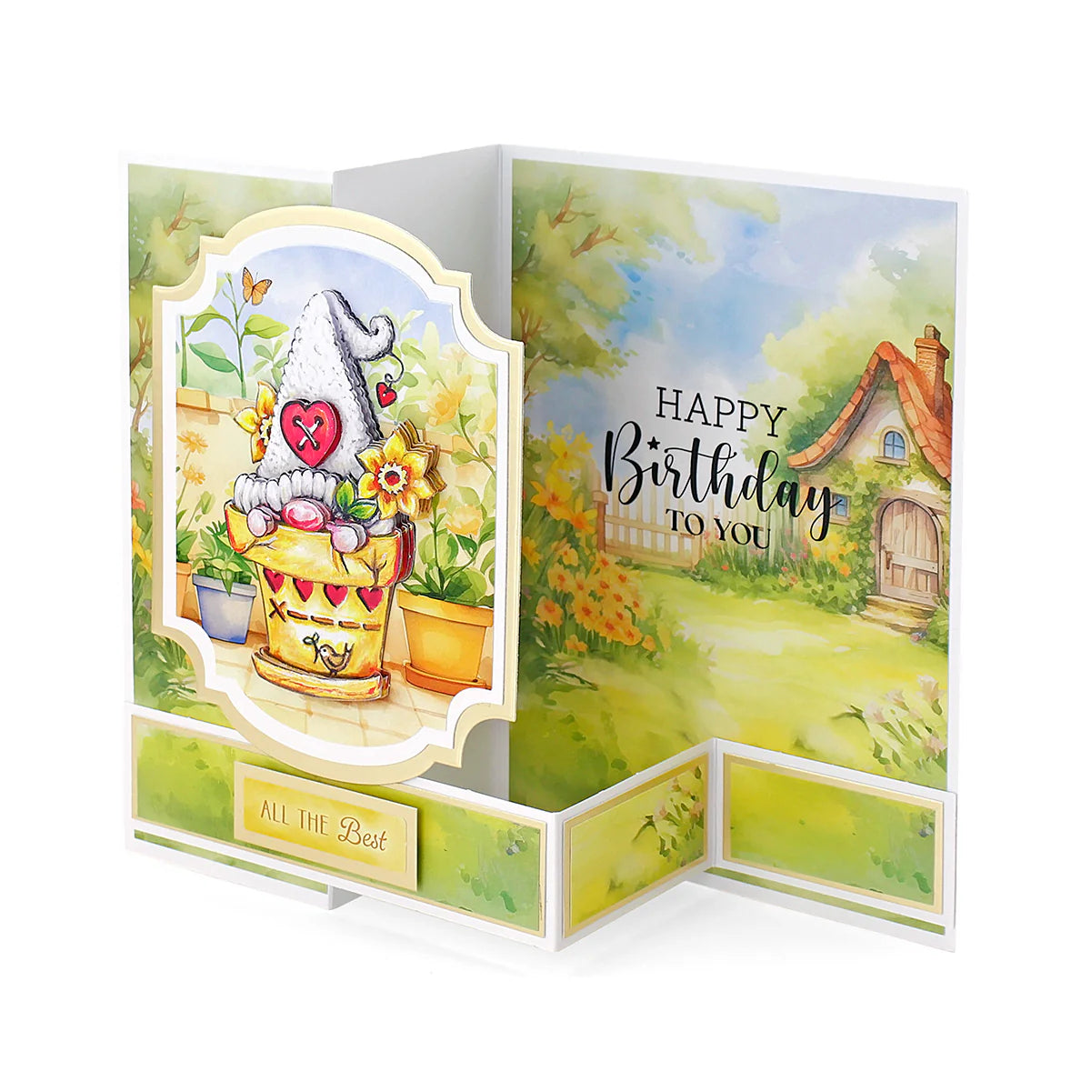 Garden Gnomes Scene Stash 24 sheets