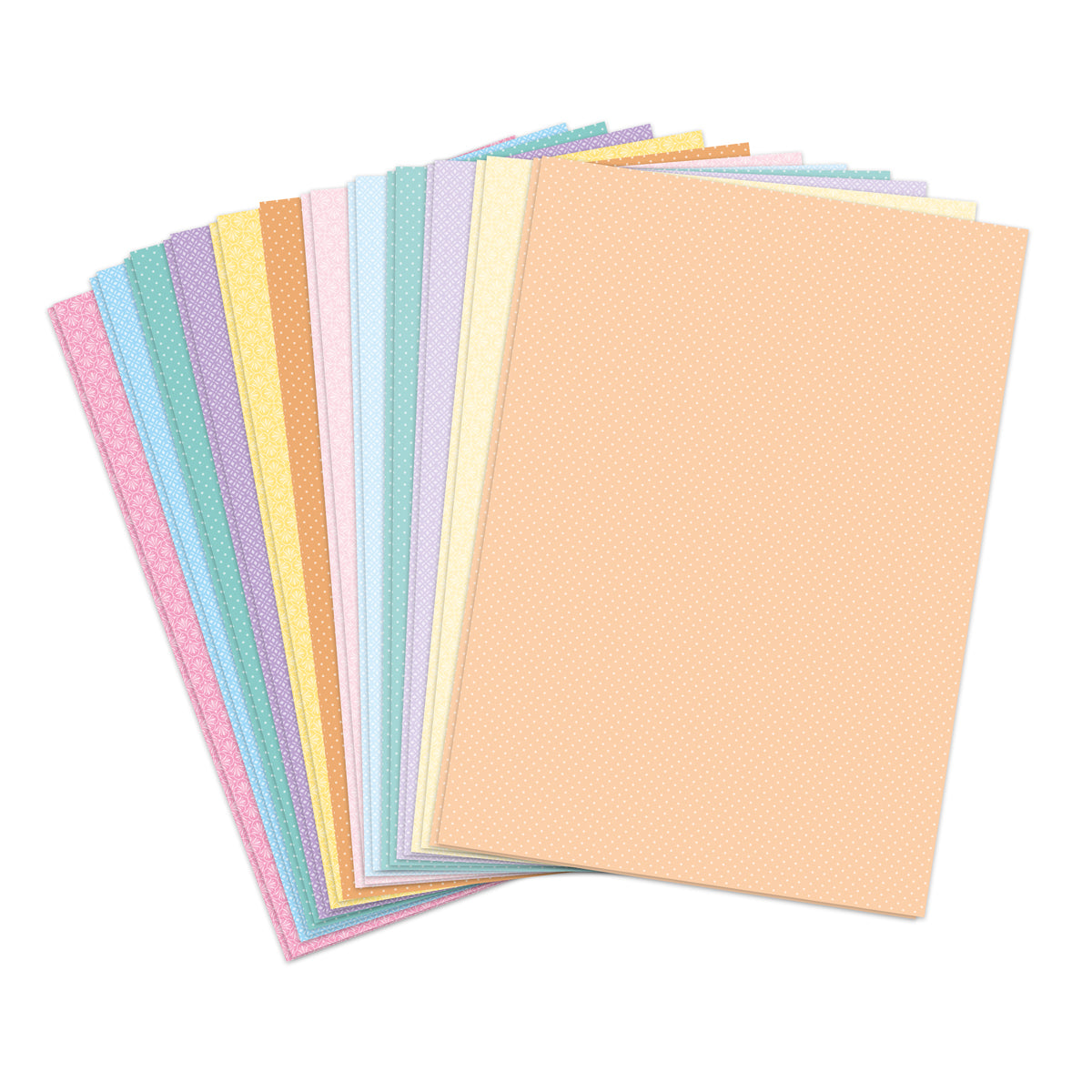 Pretty Pastels Printed Cardstock, 24 sheets