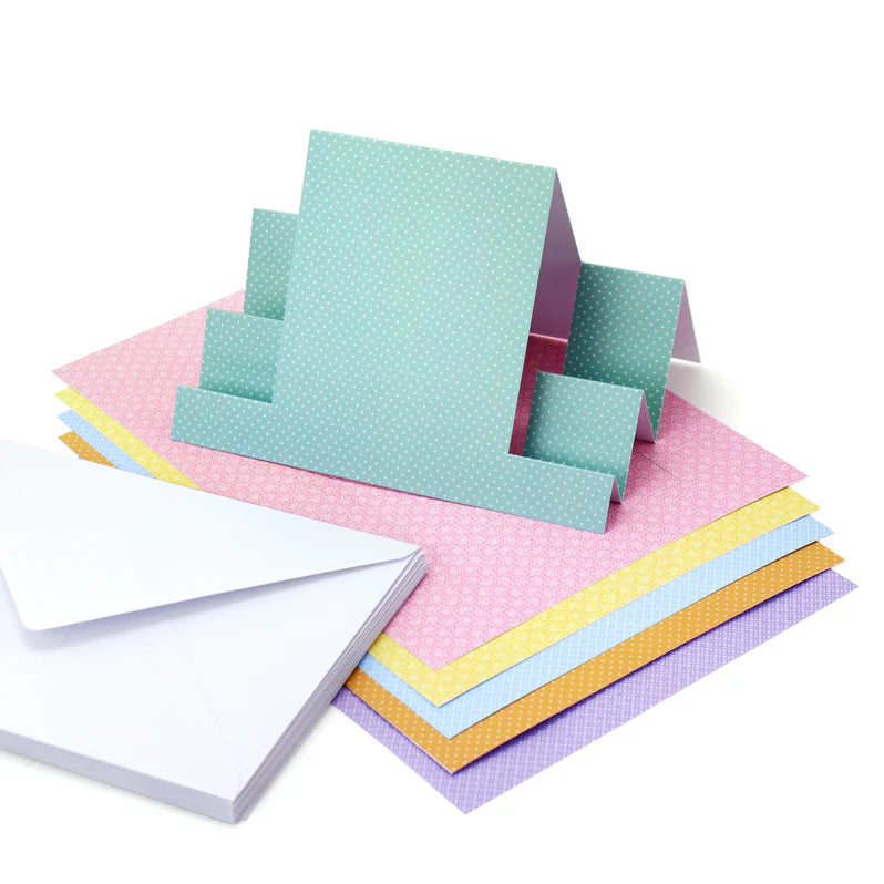 Stepper Cards - Pretty Pastels