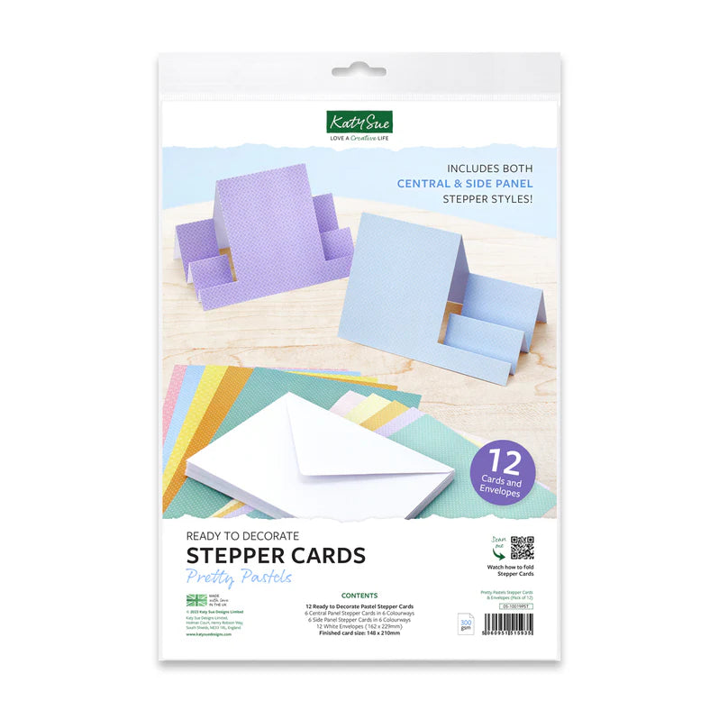 Stepper Cards - Pretty Pastels