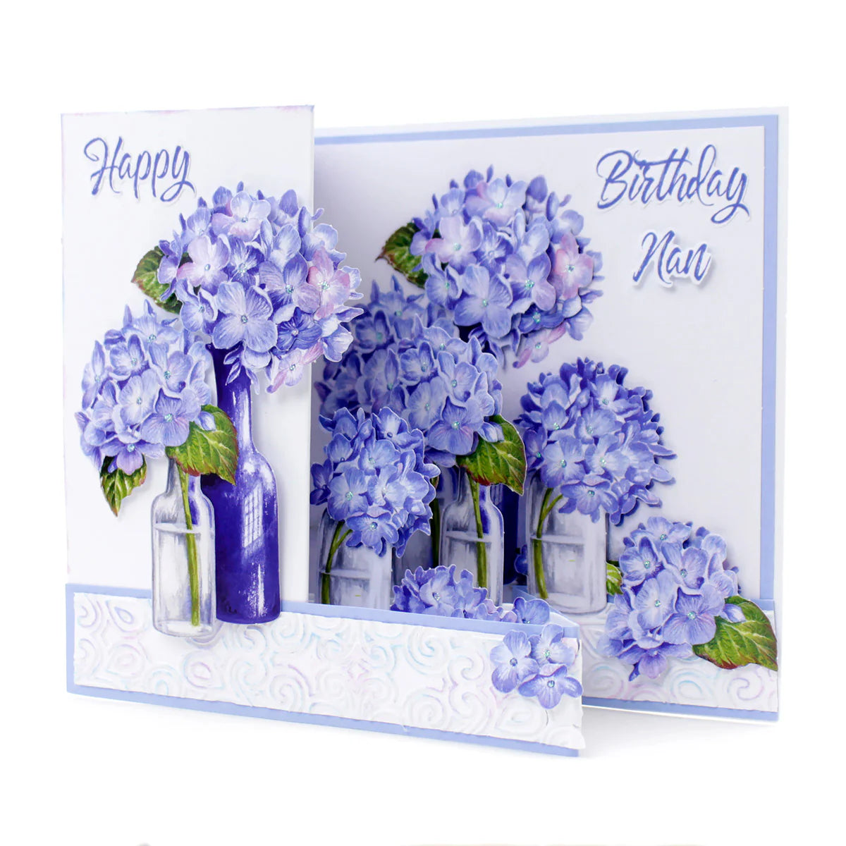 White Side Pop Up Cards & Envelopes 144x144mm, Pack of 12
