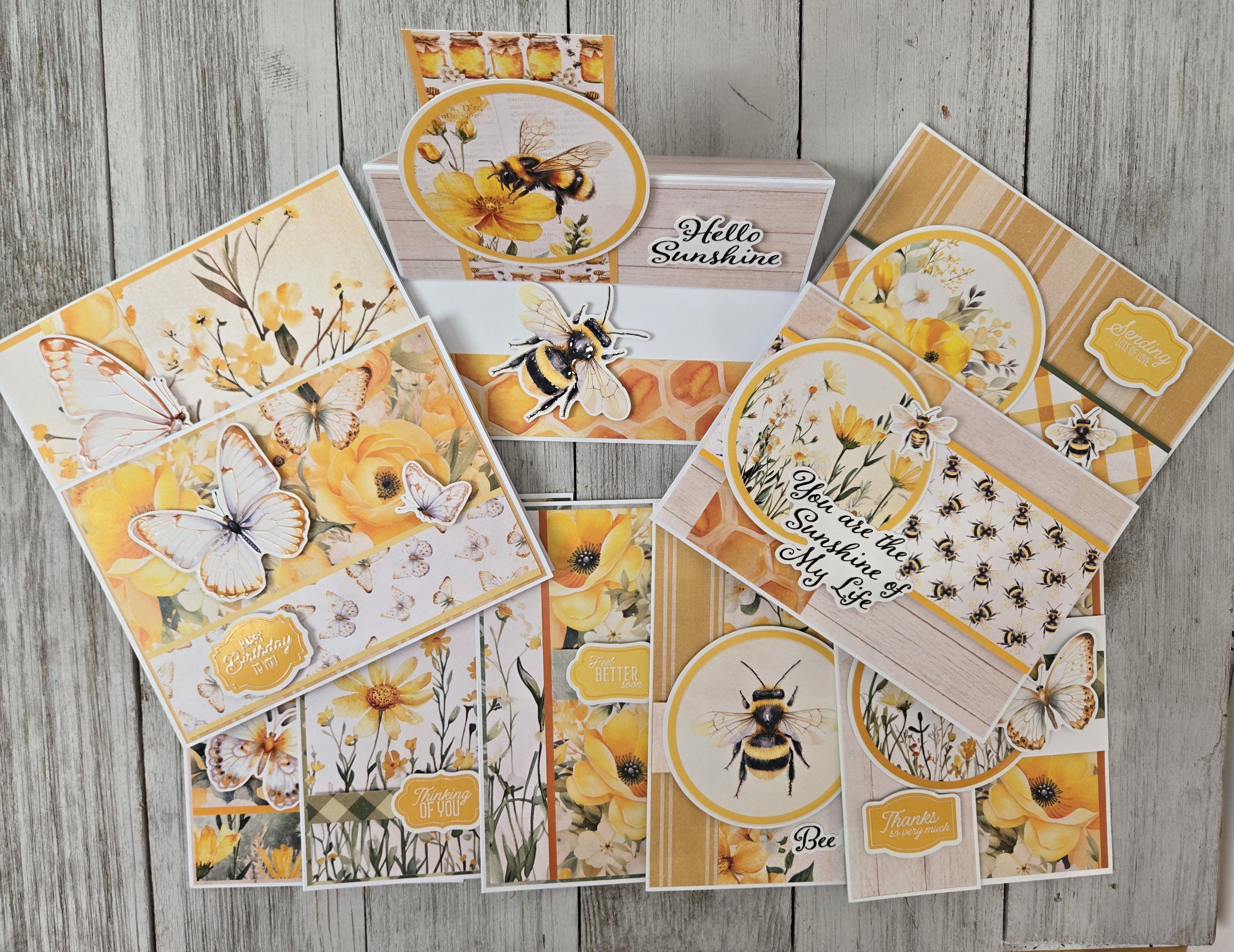 Bee's & Butterflies Cards - Online Class