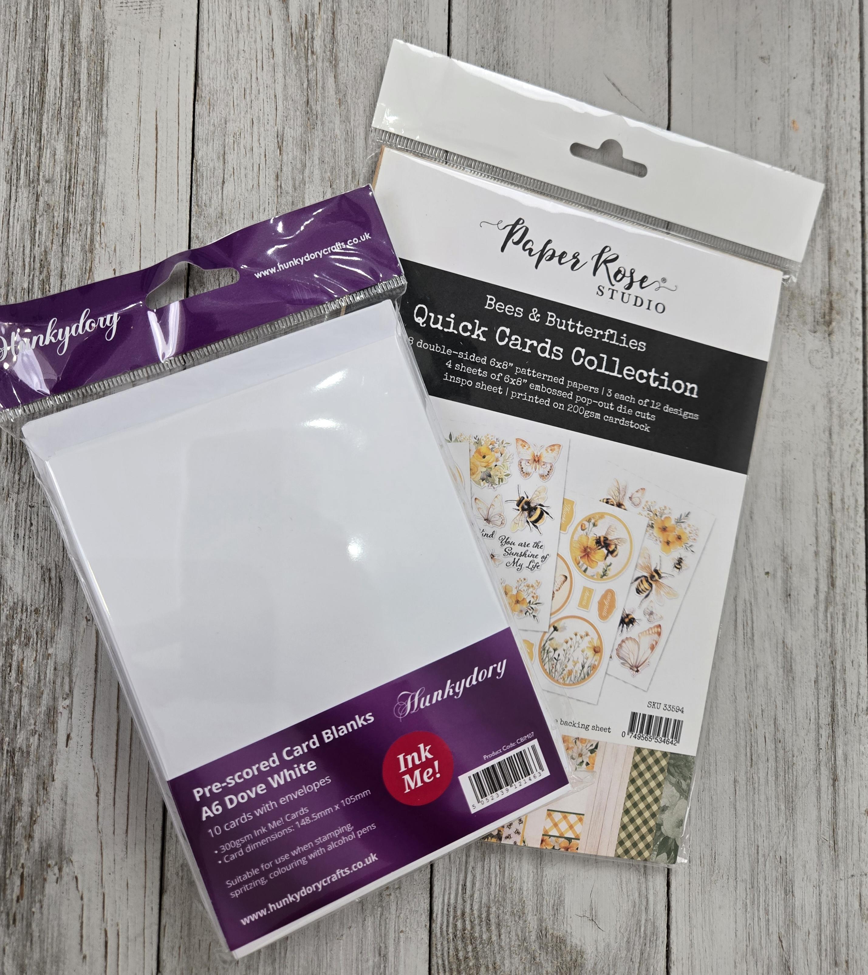 Bee's & Butterflies Cards - Online Class