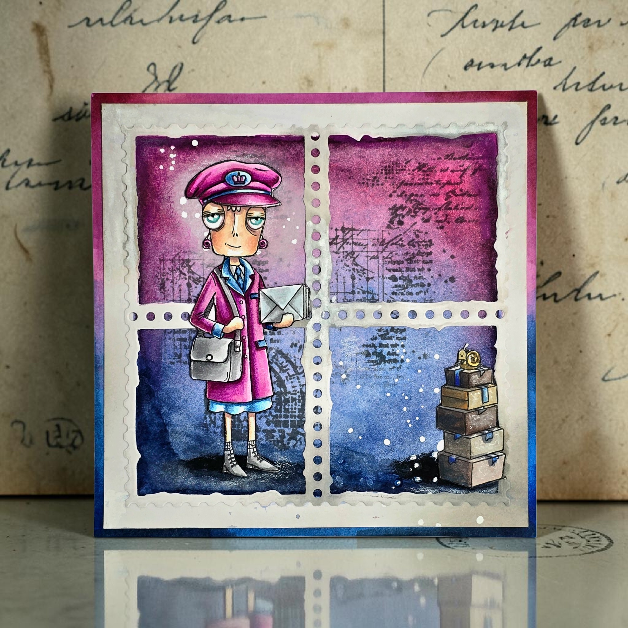 AALL and Create - Die-Cutting Die Set - Splintered Tiles
