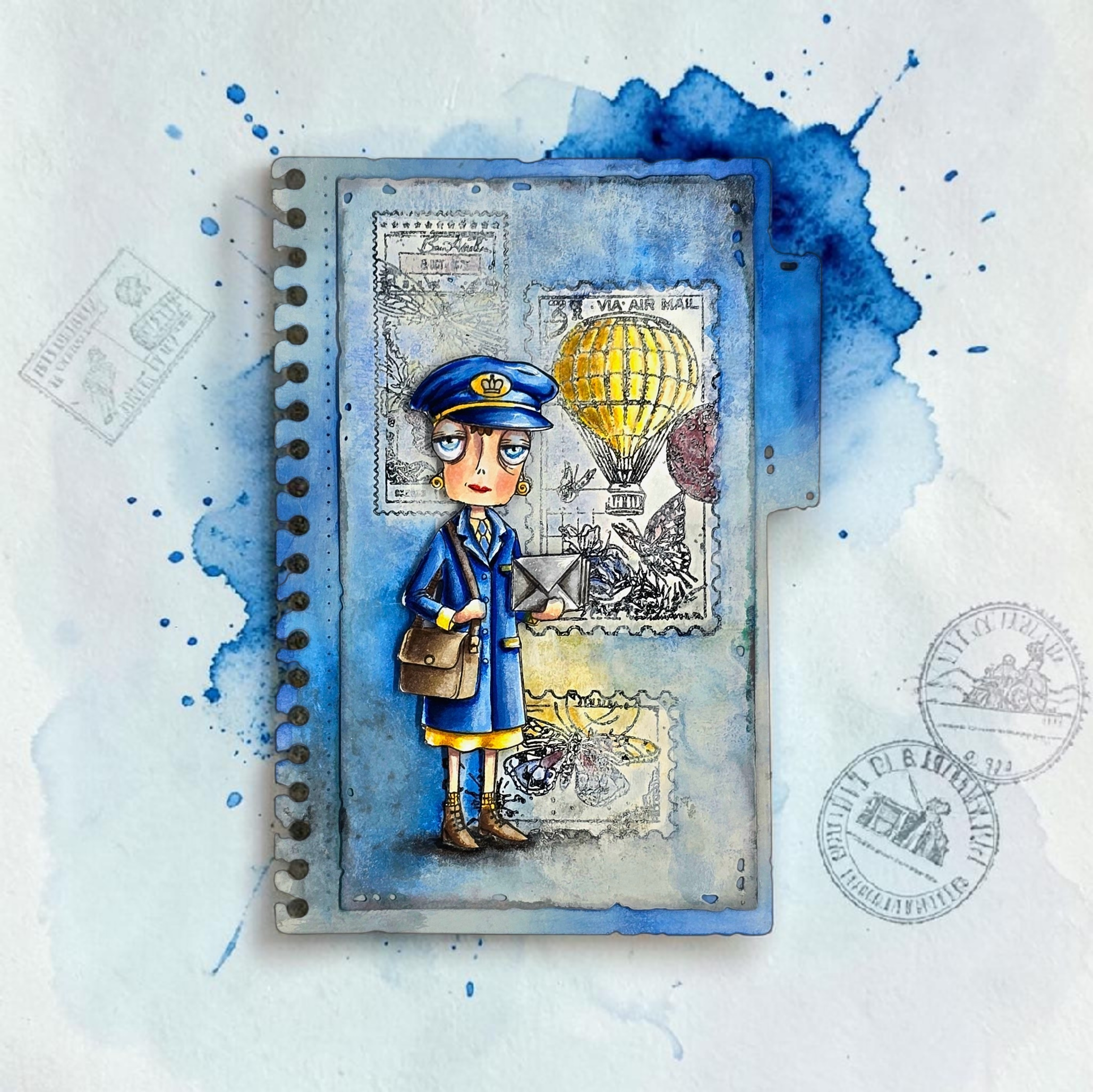 AALL and Create - A7 - Stamp Sets - Dee Delivers