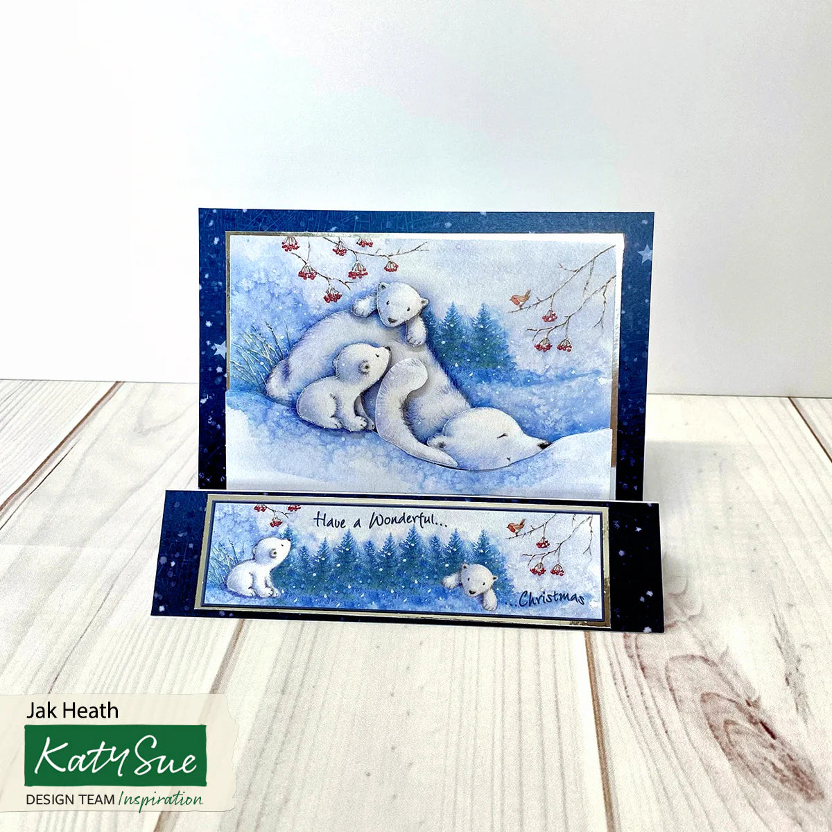 Die Cut Decoupage – Polar Bears (Pack Of 3)