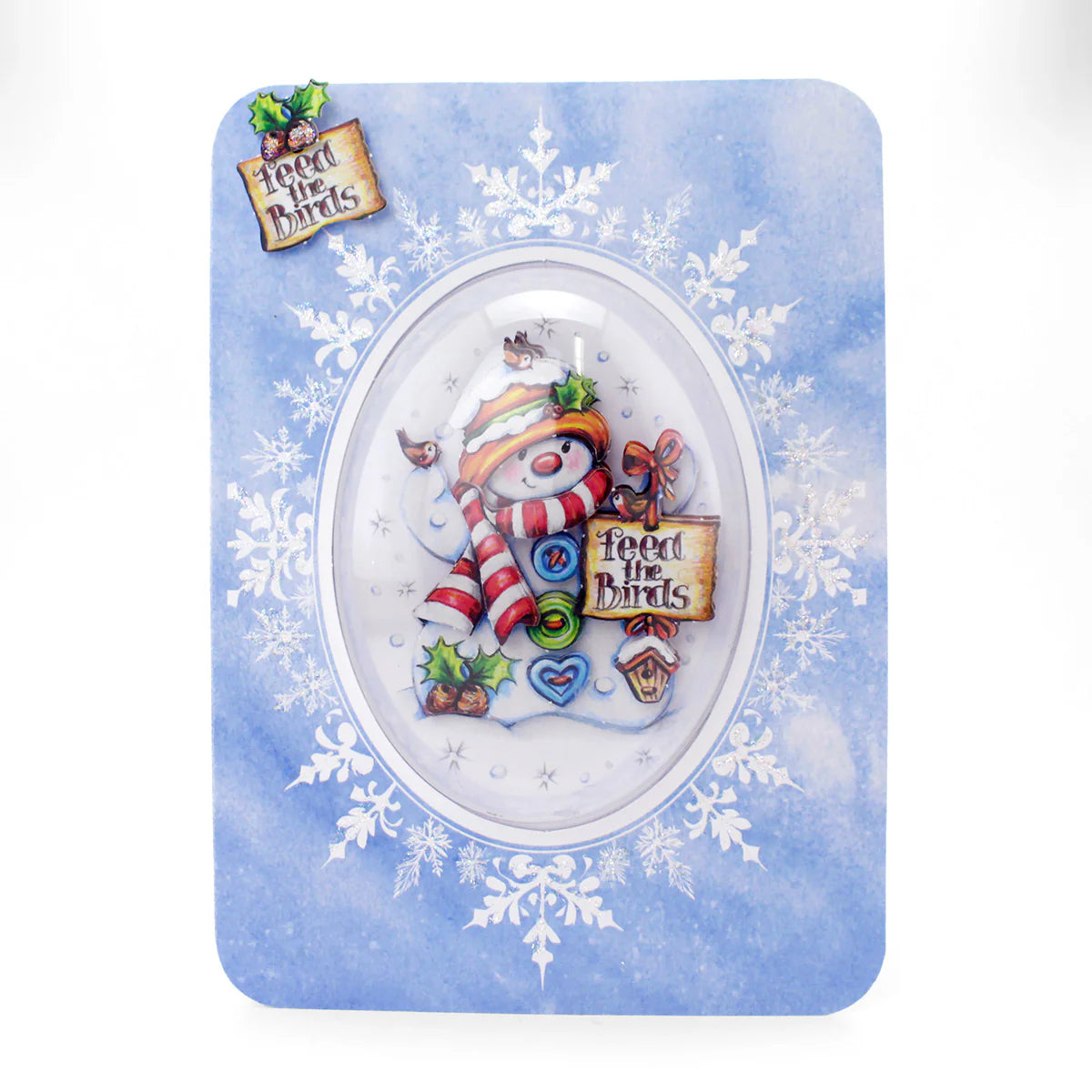 Die Cut Decoupage – Jolly Snowmen & Birds (pack of 3)