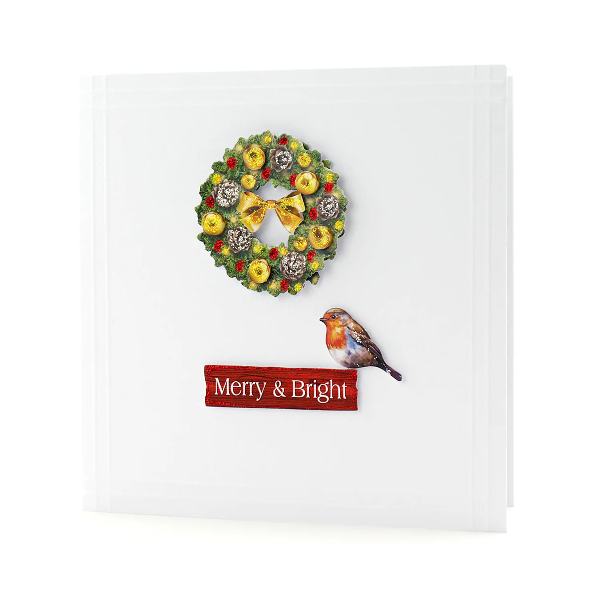 Katy Sue Die Cut Decoupage – Christmas Floral Embellishments, Traditional (pack of 3)