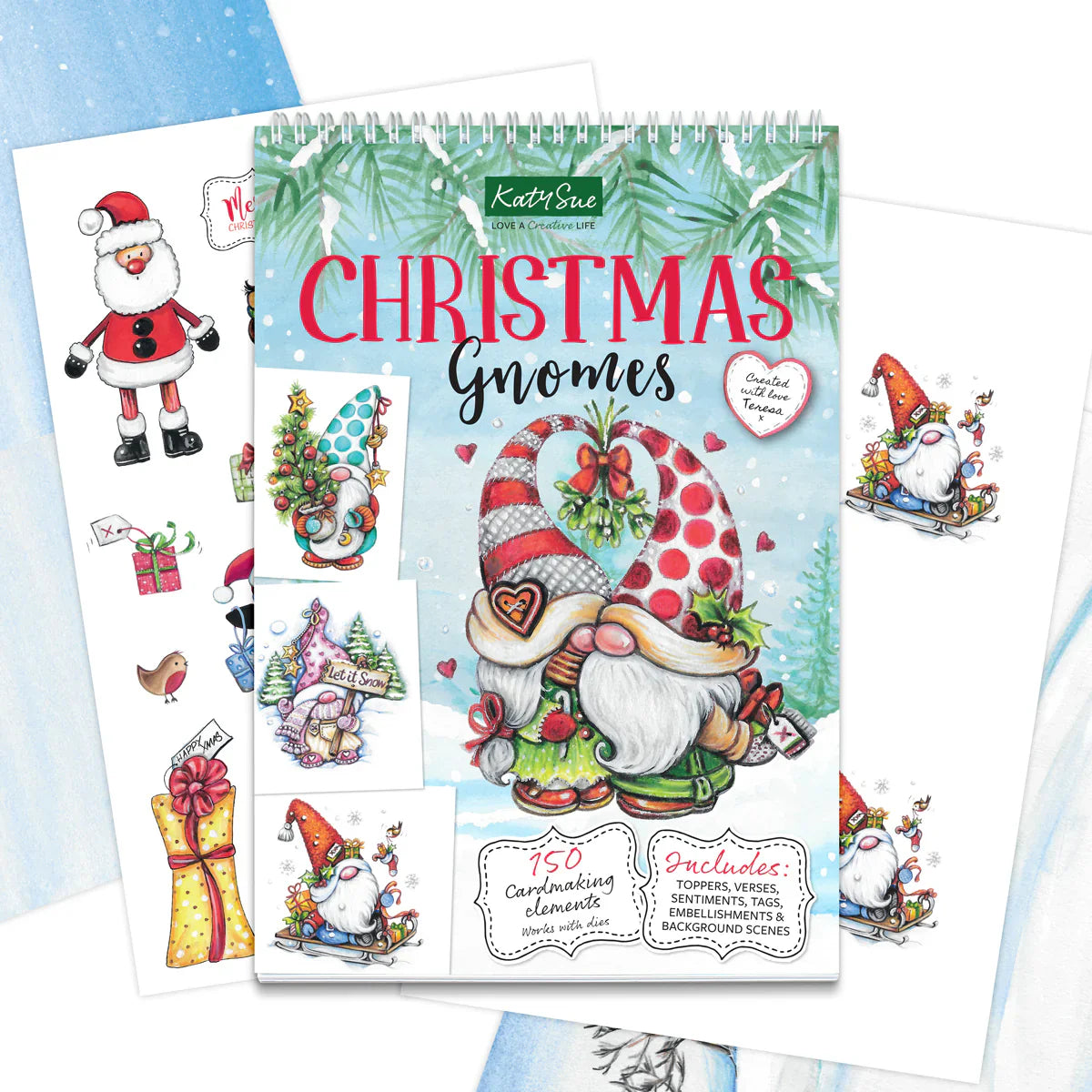 Christmas Gnomes Paper Craft Pad