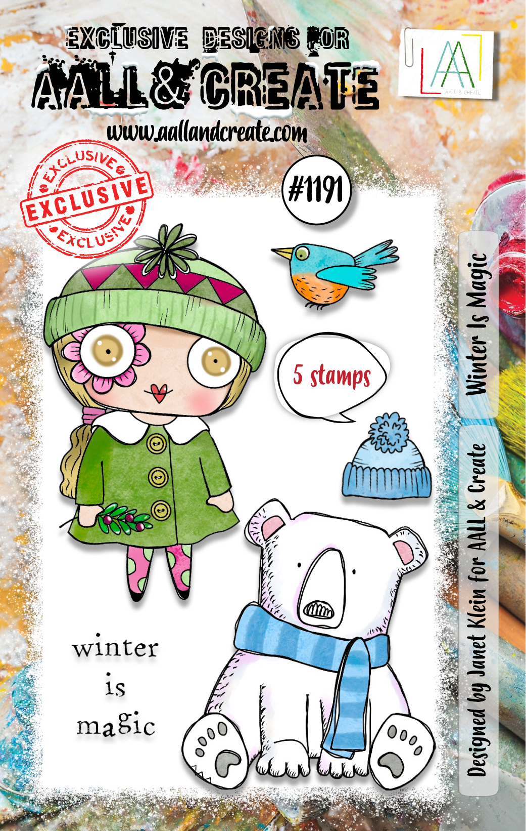 AALL and Create - A7 Stamp Set - Winter Is Magic