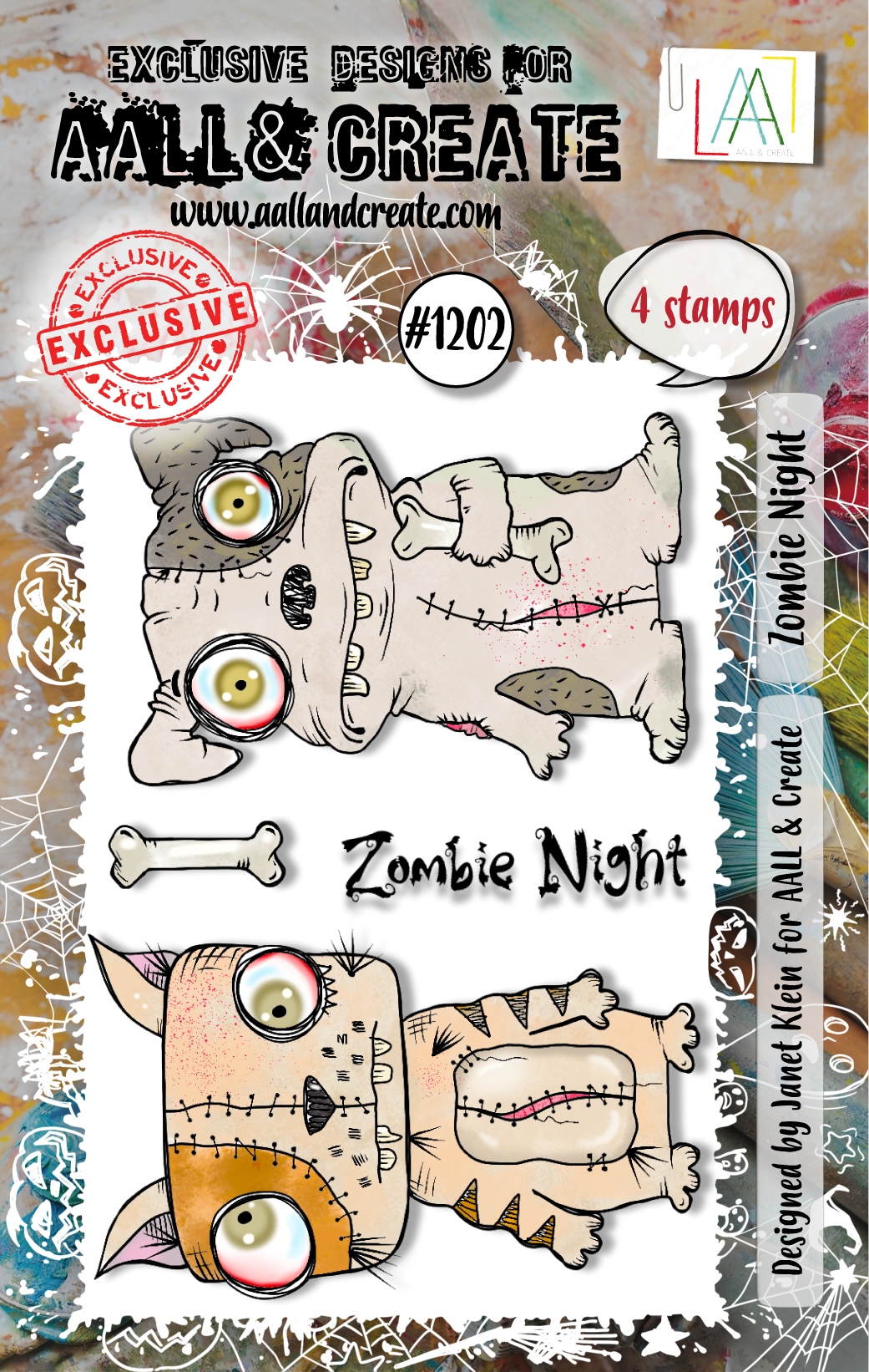 AALL and Create - A7 Stamp Set - Zombie Night